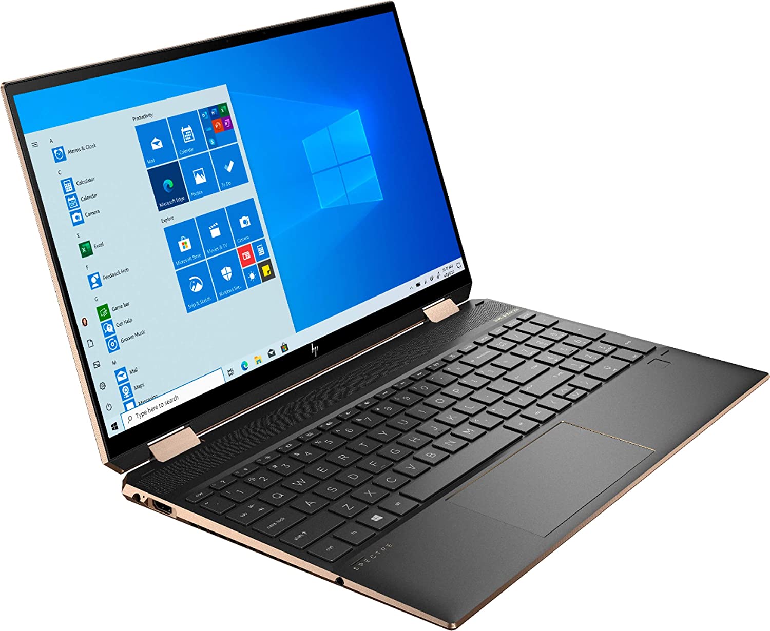 HP Spectre Diamond Cut x360 Convertible 15-eb1043dx - 11th Gen Core i7 - 16GB Ram-512GB NVMe SSD-15.6'x360 4k 3820x2160p touch Screen (Renewed)