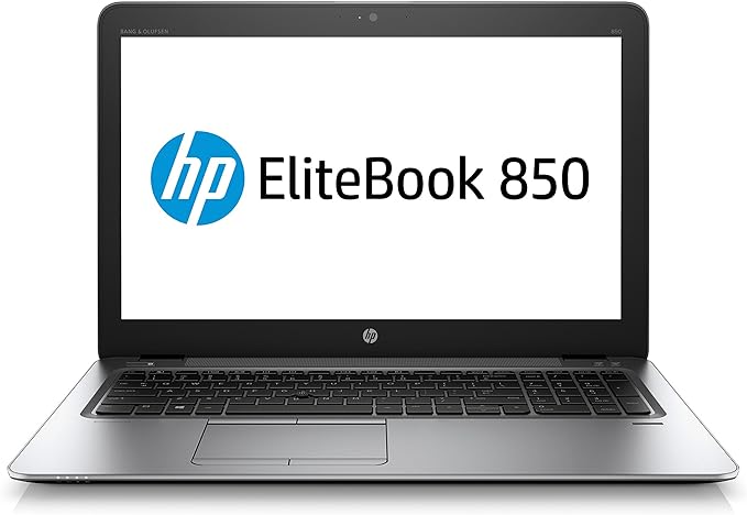 HP Elitebook 850 G4 15.6" Notebook, Windows, Intel Core i7-7500U 2.7 GHz, 8 GB RAM, 256 GB SSD , Silver (Renewed)