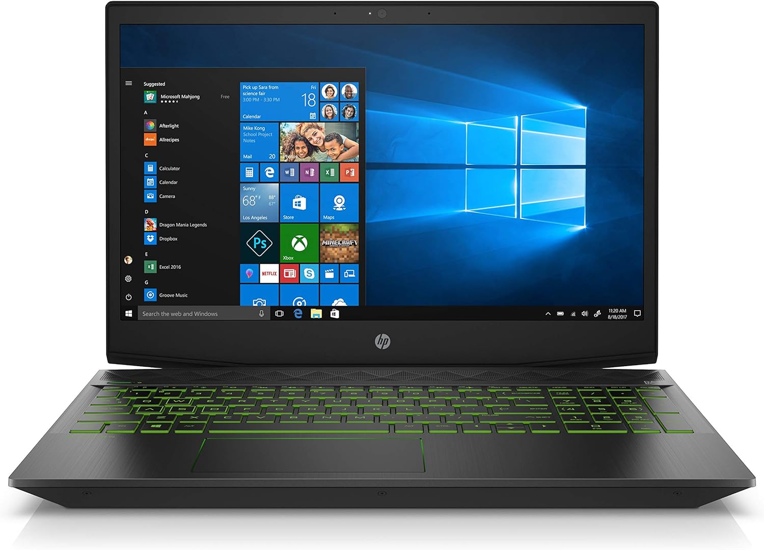 HP Pavilion 15-cx0058wm 15.6in Gaming Notebook - Intel Core i5-1035H, NVIDIA GeForce GTX 1050 4GB GPU, 16GB RAM, 256 GB SSD Storage, Windows 10 (Renewed)