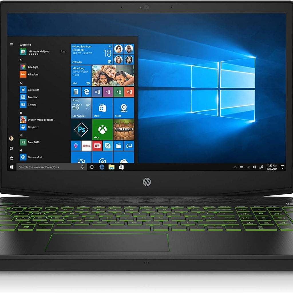 HP Pavilion 15-cx0058wm 15.6in Gaming Notebook - Intel Core i5-1035H, NVIDIA GeForce GTX 1050 4GB GPU, 16GB RAM, 256 GB SSD Storage, Windows 10 (Renewed)