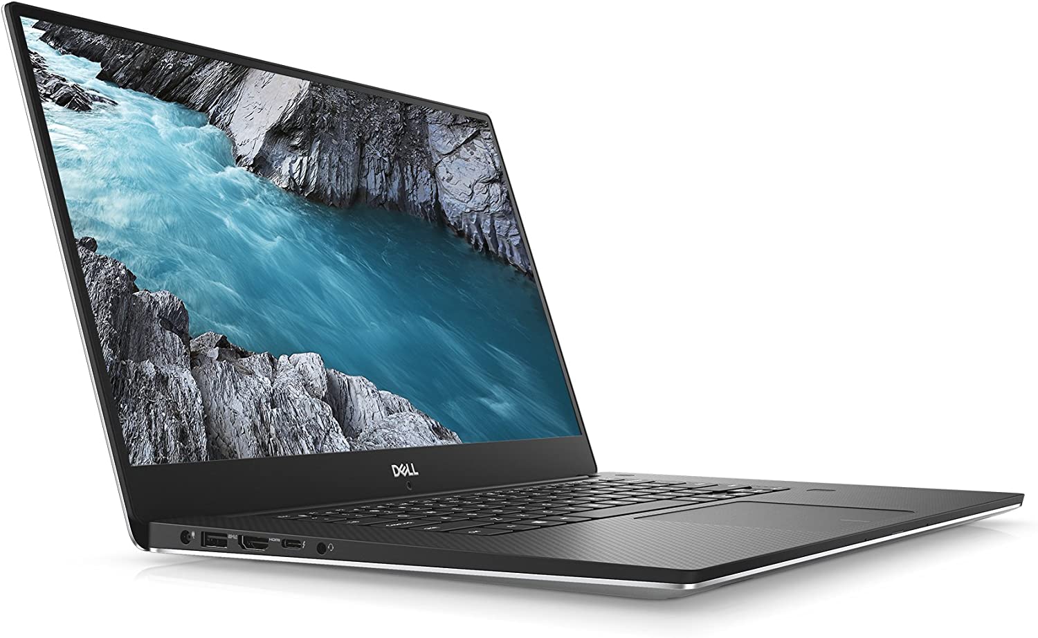 Dell XPS 9570 Laptop 15.6 inches 4k ultra HD Laptop (Silver) - Intel i7-8750H 4.1 GHz, 16 GB RAM, 512 GB SSD, NVIDIA GeForce GTX 1050, Windows 10 Pro (Renewed)