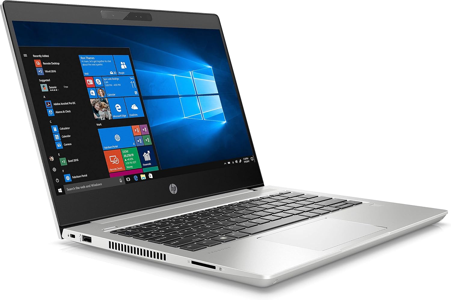 HP ProBook 430 G6 Notebook PC Intel i5-8265U, 8GB RAM, 256GB SSD, 13.3-inch FHD 1920x1080, Win10 Pro