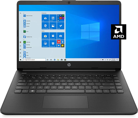 Newest HP 14s Laptop, AMD-3020e Processor , 4 GB DDR4-2400 MHz RAM ,128GB PCIe NVMe M.2 SSD : AMD Radeon™ Graphics - Renewed