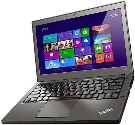 Lenovo ThinkPad X240 intel Core i7 -4600U 2.10 GHz CPU  12.5 Inches FHD Display  Windows 10 Professional (Renewed)