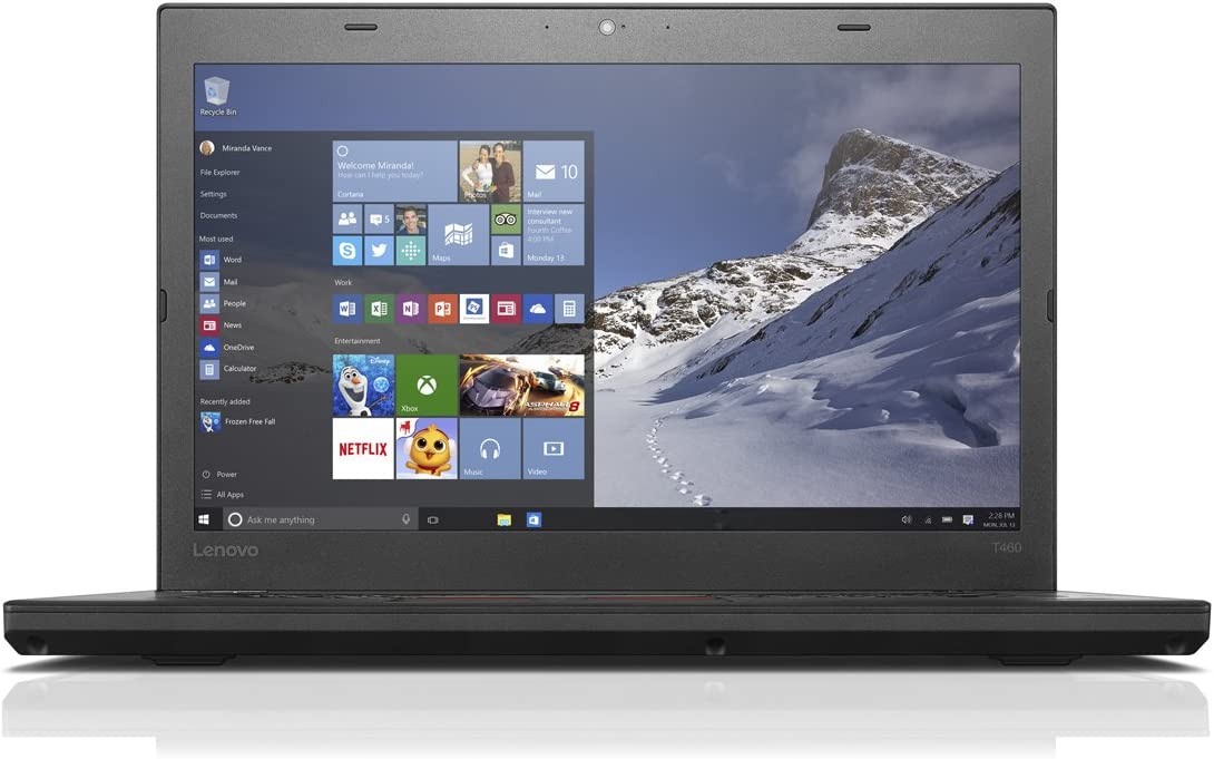 Lenovo ThinkPad 570 intel Core i7-7500U 2.70 GHz CPU  15.6 Inches Display  Windows 10 Professional (Renewed)