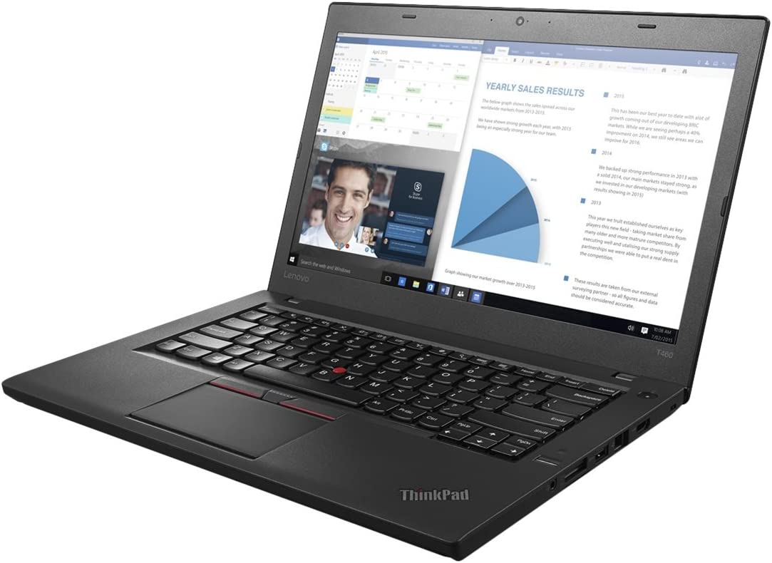 Lenovo ThinkPad 460 intel Core i5-6200U 2.40 GHz CPU  14.1 inch Display  Windows 10 Professional (Renewed)