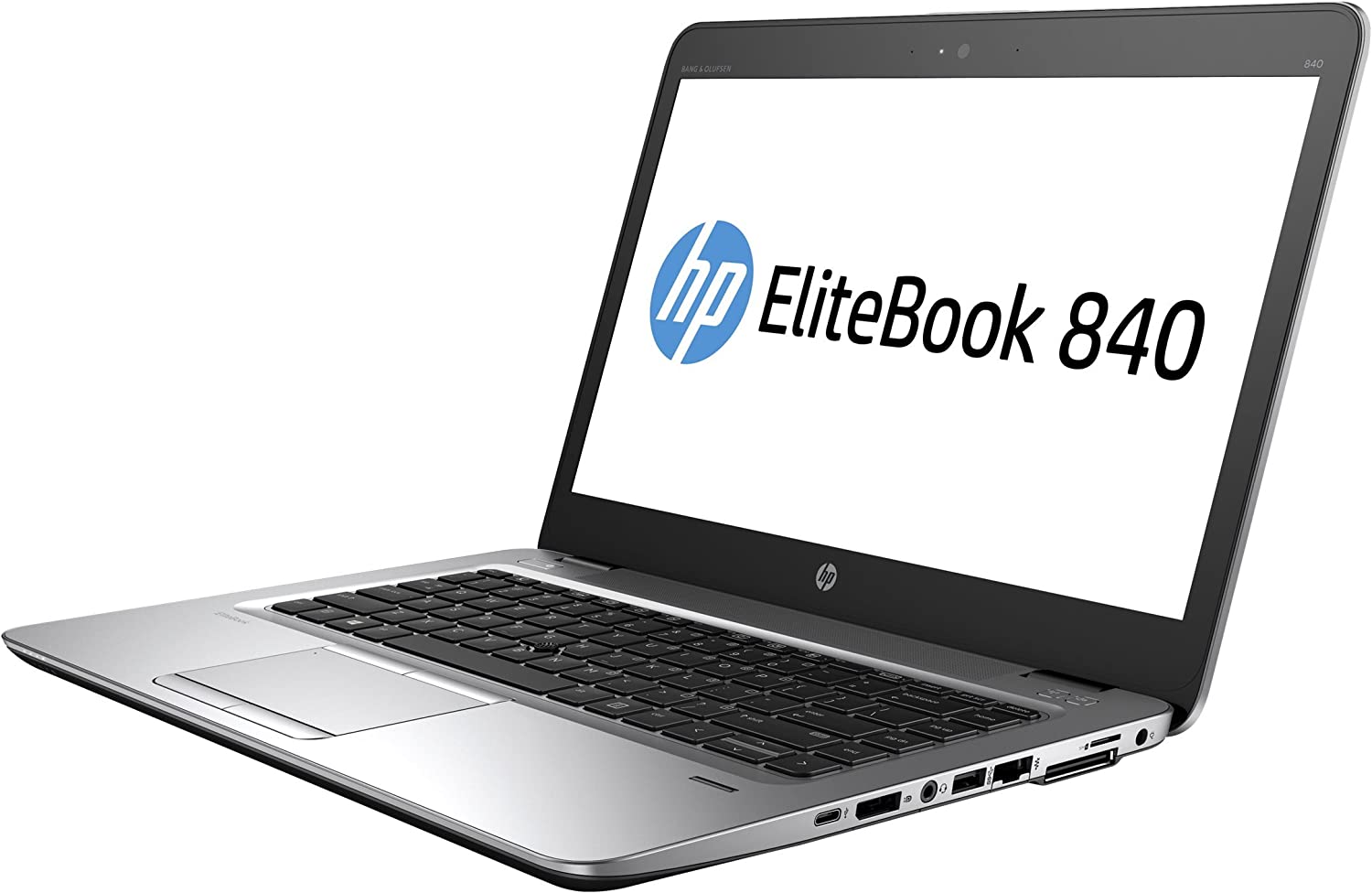 HP 14" EliteBook 840 G3 Ultrabook - Full HD (1920x1080) Core i5-6300U. WebCam WiFi Windows 10 Professional 64-bit Laptop PC (Renewed)